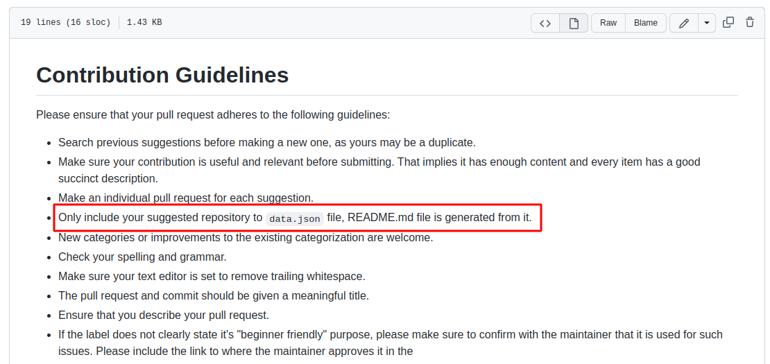 contributing guide