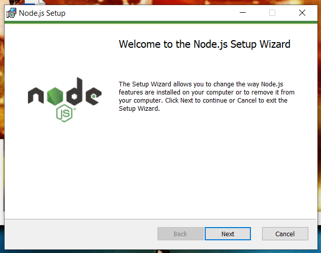 node setup