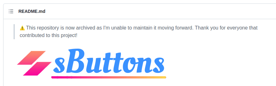 sbutton archived now